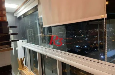 Apartamento com 1 dormitório à venda, 49 m² por r$ 530.000,00 - macuco - santos/sp