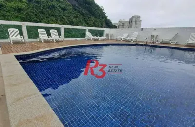 Apartamento com 2 dormitórios, 68 m² - venda por r$ 584.000,00 ou aluguel por r$ 4.200,00/mês - marapé - santos/sp
