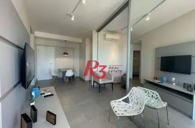 Apartamento com 2 dormitórios à venda, 72 m² por r$ 1.490.000,00 - pompéia - santos/sp