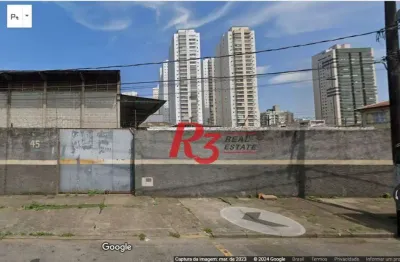 Terreno à venda, 1395 m² por r$ 13.950.000,00 - ponta da praia - santos/sp