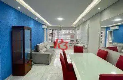 Apartamento, 103 m² - venda por r$ 650.000,00 ou aluguel por r$ 4.600,00/mês - itararé - são vicente/sp
