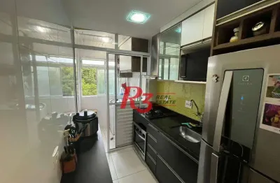 Apartamento com 2 dormitórios à venda, 55 m² por r$ 330.000,00 - morro nova cintra - santos/sp