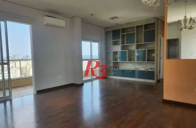 Apartamento à venda, 140 m² por r$ 2.000.000,00 - gonzaga - santos/sp