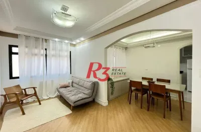 Apartamento à venda, 130 m² por r$ 855.000,00 - encruzilhada - santos/sp
