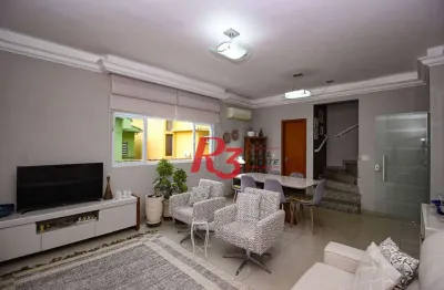 Casa à venda, 136 m² por r$ 1.150.000,00 - gonzaga - santos/sp