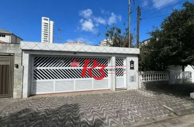 Casa com 3 dormitórios para alugar, 171 m² por r$ 7.467,00/mês - ponta da praia - santos/sp