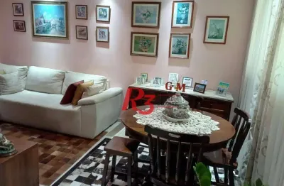 Village com 3 dormitórios à venda, 100 m² por R$ 620.000,00 - Macuco - Santos/SP