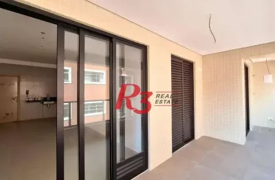Apartamento novo à venda, 2 quartos (1 suite), próximo à praia, josé menino, santos sp
