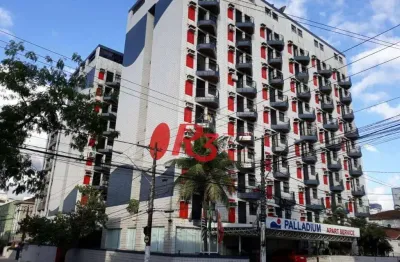 Flat com 1 dormitório à venda, 36 m² por r$ 266.000,00 - centro - são vicente/sp