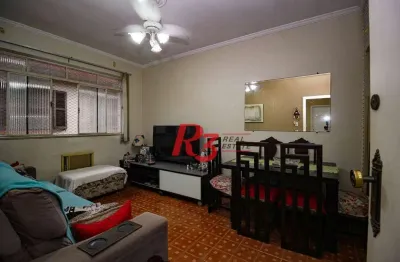 Apartamento à venda, 80 m² por r$ 325.000,00 - encruzilhada - santos/sp