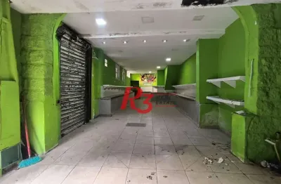 Salão para alugar, 100 m² por R$ 12.500,00/mês - Pompéia - Santos/SP