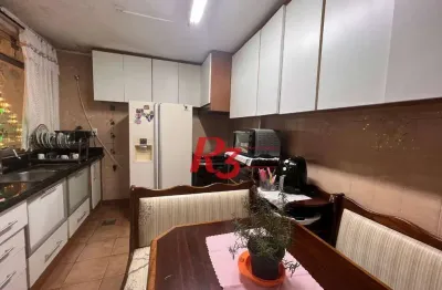 Casa com 3 dormitórios à venda, 148 m² por r$ 1.100.000,00 - embaré - santos/sp