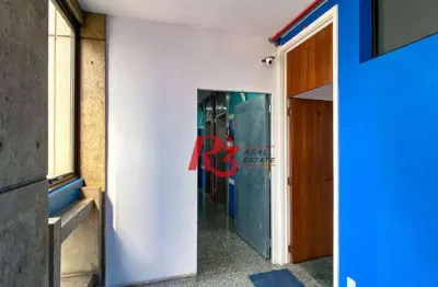 Sala para alugar, 100 m² por r$ 6.200,02/mês - gonzaga - santos/sp