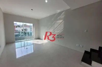 Casa à venda, 134 m² por r$ 867.000,00 - aparecida - santos/sp