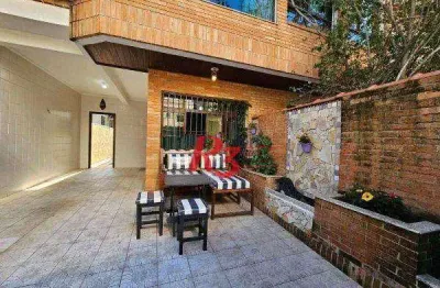Casa à venda, 158 m² por r$ 1.350.000,00 - aparecida - santos/sp