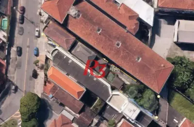 Terreno à venda, 539 m² por r$ 1.755.000,00 - macuco - santos/sp