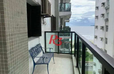 Apartamento, 160 m² - venda por r$ 1.915.000,00 ou aluguel por r$ 9.918,50/mês - boqueirão - santos/sp