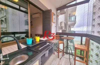 Apartamento à venda, 147 m² por r$ 1.800.000,00 - boqueirão - santos/sp