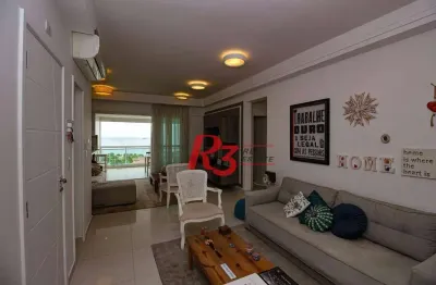 Apartamento para alugar, 158 m² por r$ 16.500,02/mês - aparecida - santos/sp