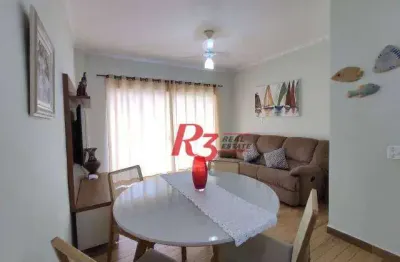 Apartamento com 3 dormitórios à venda, 84 m² por r$ 520.000,00 - pitangueiras - guarujá/sp
