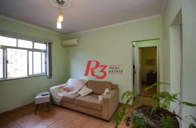 Apartamento à venda, 60 m² por r$ 385.000,00 - gonzaga - santos/sp