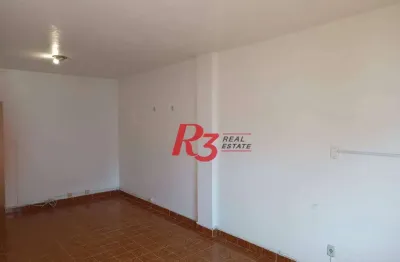 Studio para alugar, 39 m² por r$ 2.500,02/mês - boqueirão - santos/sp