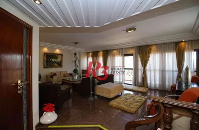 Apartamento com 4 dormitórios à venda, 289 m² por r$ 1.383.000,00 - ponta da praia - santos/sp