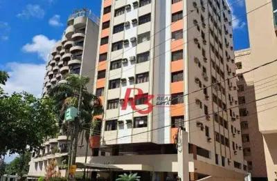 Apartamento com 2 dormitórios à venda, 130 m² por r$ 607.000,00 - ponta da praia - santos/sp