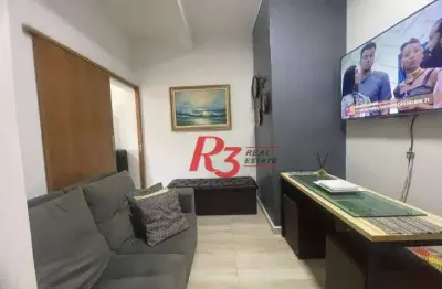 Apartamento à venda, 38 m² por r$ 340.000,00 - ponta da praia - santos/sp