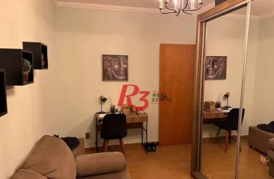 Apartamento com 2 dormitórios à venda, 77 m² por r$ 420.000,00 - vila matias - santos/sp