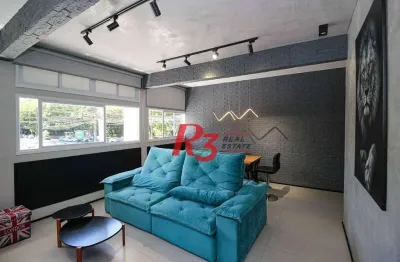 Apartamento com 3 dormitórios para alugar, 101 m² por R$ 7.502,00/ano - Aparecida - Santos/SP