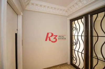 Apartamento com 4 dormitórios para alugar, 377 m² por r$ 16.444,31/mês - gonzaga - santos/sp