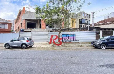 Casa com 3 dormitórios à venda, 140 m² por r$ 1.862.000,00 - embaré - santos/sp