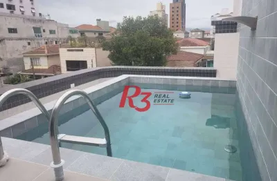 Sobreposta duplex superior novinha!  casa 1 -à venda, 155 m² por r$ 1.175.000 - embaré - santos/sp