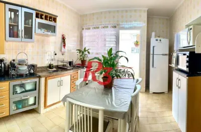 Apartamento à venda, 127 m² por r$ 630.000,00 - embaré - santos/sp