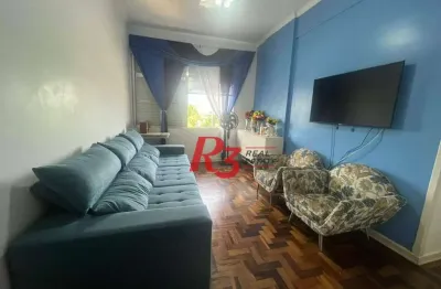 Apartamento com 2 dormitórios para alugar, 88 m² por r$ 4.100,02/mês - josé menino - santos/sp