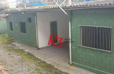 Terreno para alugar, 400 m² por r$ 9.900,00/mês - vila mathias - santos/sp