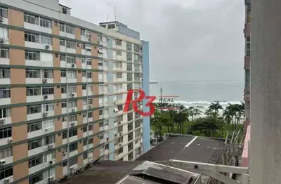 Apartamento com 2 dormitórios à venda, 55 m² por r$ 400.000,00 - embaré - santos/sp