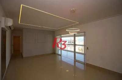 Apartamento à venda, 155 m² por r$ 2.390.000,00 - embaré - santos/sp