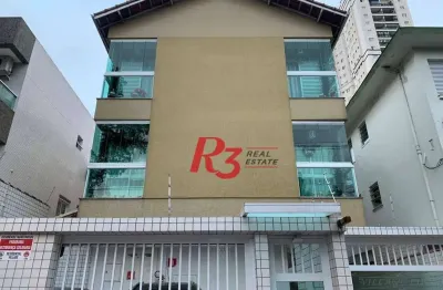 Village com 3 dormitórios à venda, 186 m² por r$ 1.065.000,00 - gonzaga - santos/sp