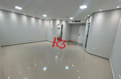 Sala, 50 m² - venda por r$ 350.000,00 ou aluguel por r$ 4.200,00/mês - boqueirão - santos/sp