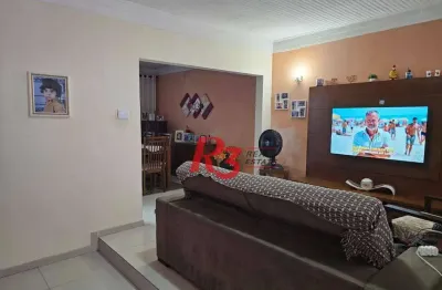 Casa com 2 dormitórios à venda, 112 m² por r$ 550.000,00 - vila belmiro - santos/sp