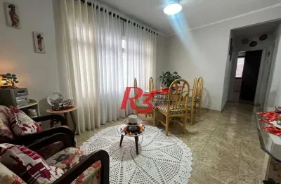 Apartamento com 2 dormitórios à venda, 72 m² por r$ 460.000,00 - aparecida - santos/sp