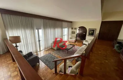 Apartamento à venda, 235 m² por r$ 1.250.000,00 - ilha porchat - são vicente/sp