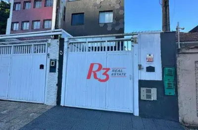 Casa à venda, 160 m² por r$ 1.100.000,00 - marapé - santos/sp
