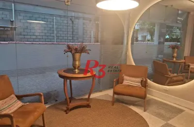 Apartamento à venda, 90 m² por r$ 620.000,00 - pompéia - santos/sp