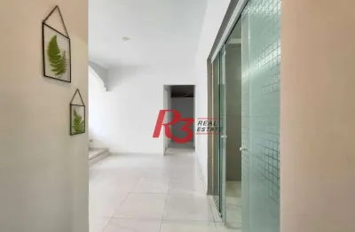 Apartamento com 2 dormitórios à venda, 100 m² por r$ 780.000,00 - boqueirão - santos/sp