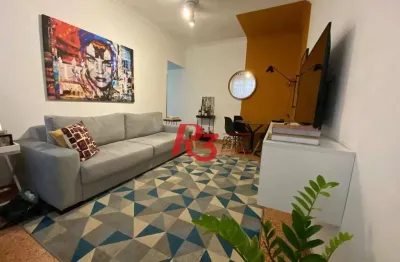Apartamento com 2 quartos à venda, 70 m² por r$ 386.900 - campo grande - santos/sp