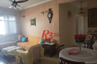 Apartamento com 2 dormitórios à venda, 79 m² por r$ 450.000,00 - encruzilhada - santos/sp