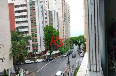 Apartamento à venda, 40 m² por r$ 320.000,00 - gonzaga - santos/sp